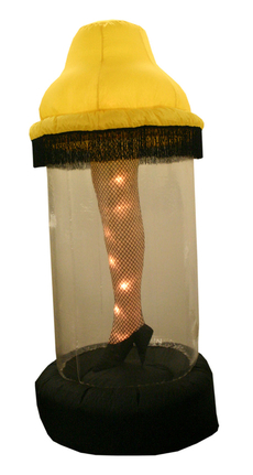 A Christmas Story Leg Lamp Inflatable Lawn Ornament